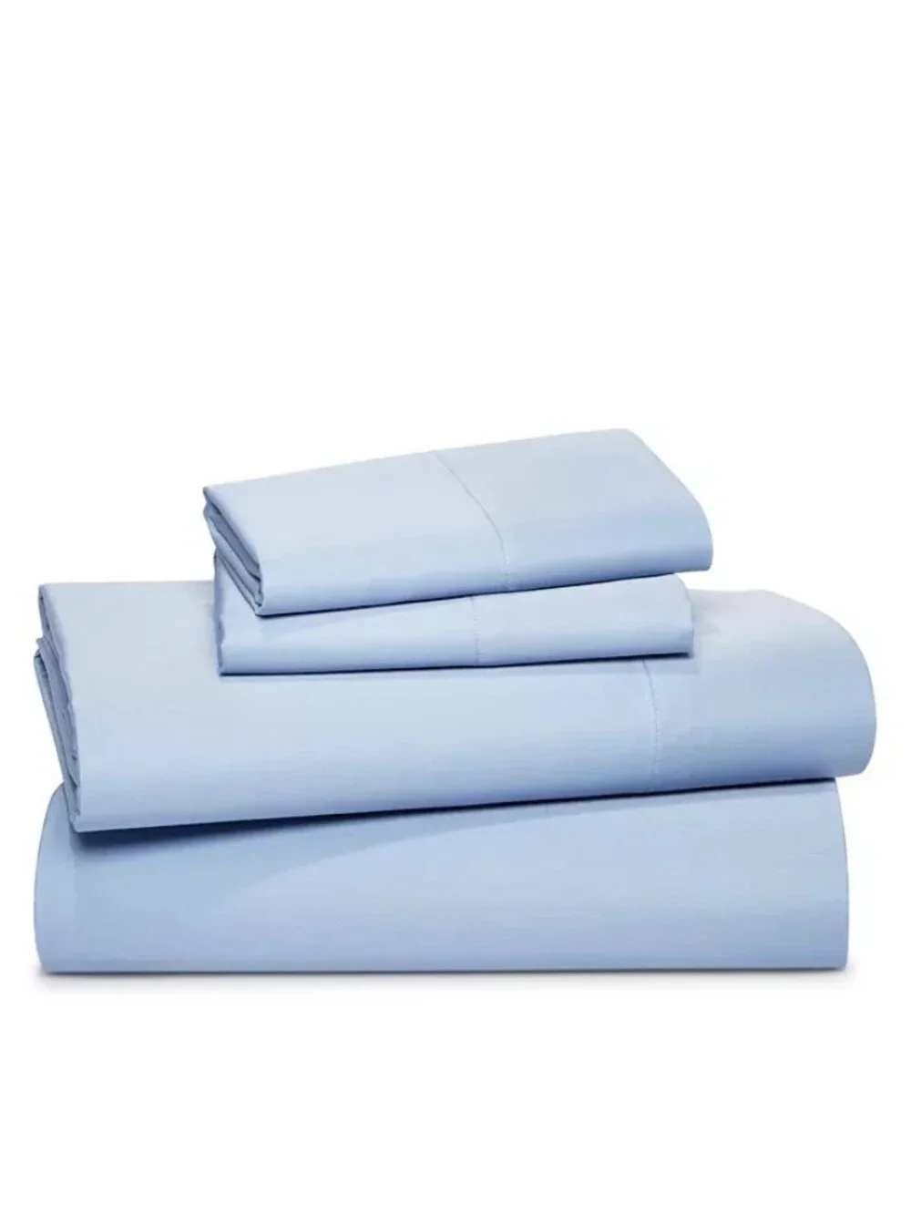 Sky 500TC Sateen Wrinkle-Resistant Sheet Set full bedding coast blue Pima Cotton